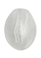 Doc Johnson Palm Pal Ultraskyn Pussy Stroker Frosted Clear Masturbators and Strokers